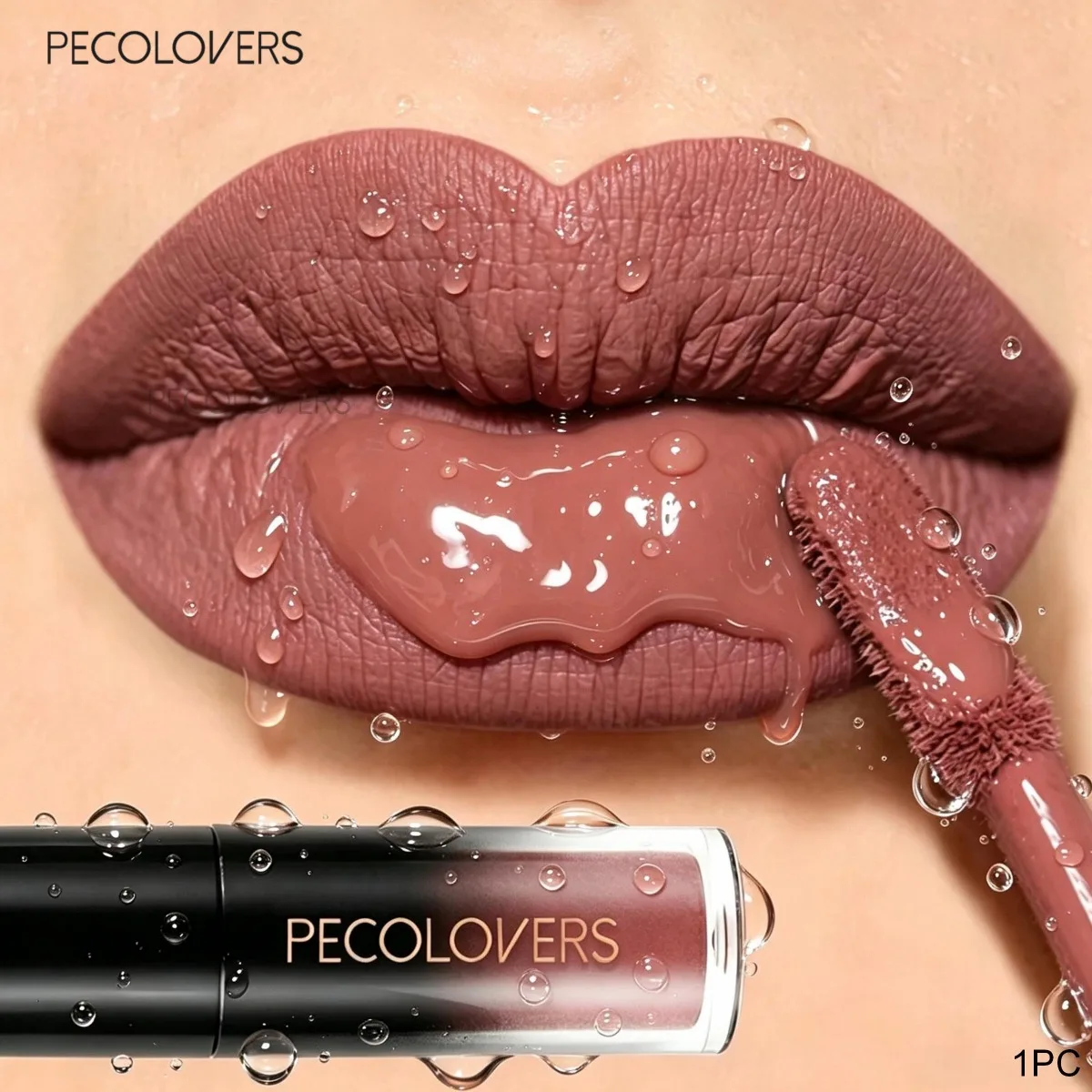 1PC Multiple Colors Matte Velvet Lip Gloss, Waterproof Long-lasting Non-sticky, Smooth Lipstick, High Color Rendering