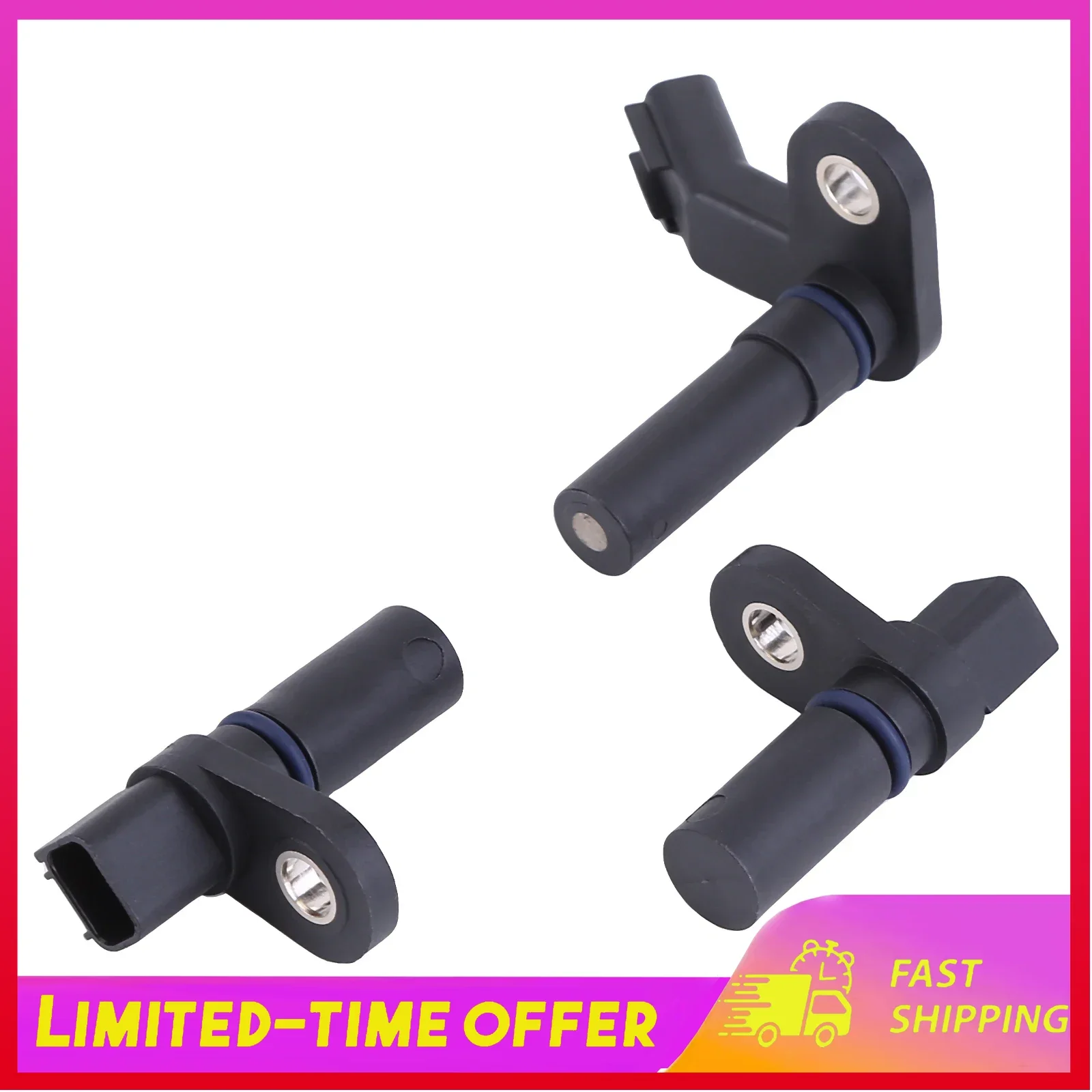 Camshaft Crankshaft Position Sensors Set Compatible for F150 E150 E250 E350 1W7Z6B288AA 1W7E6C315AA Accessories
