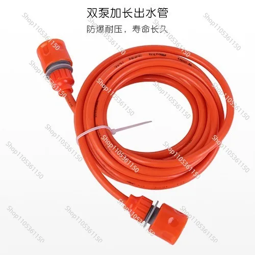 12V Car Wash Electric High Pressure Portable Water Pump All Copper Household Car Wash Tool Water Gun