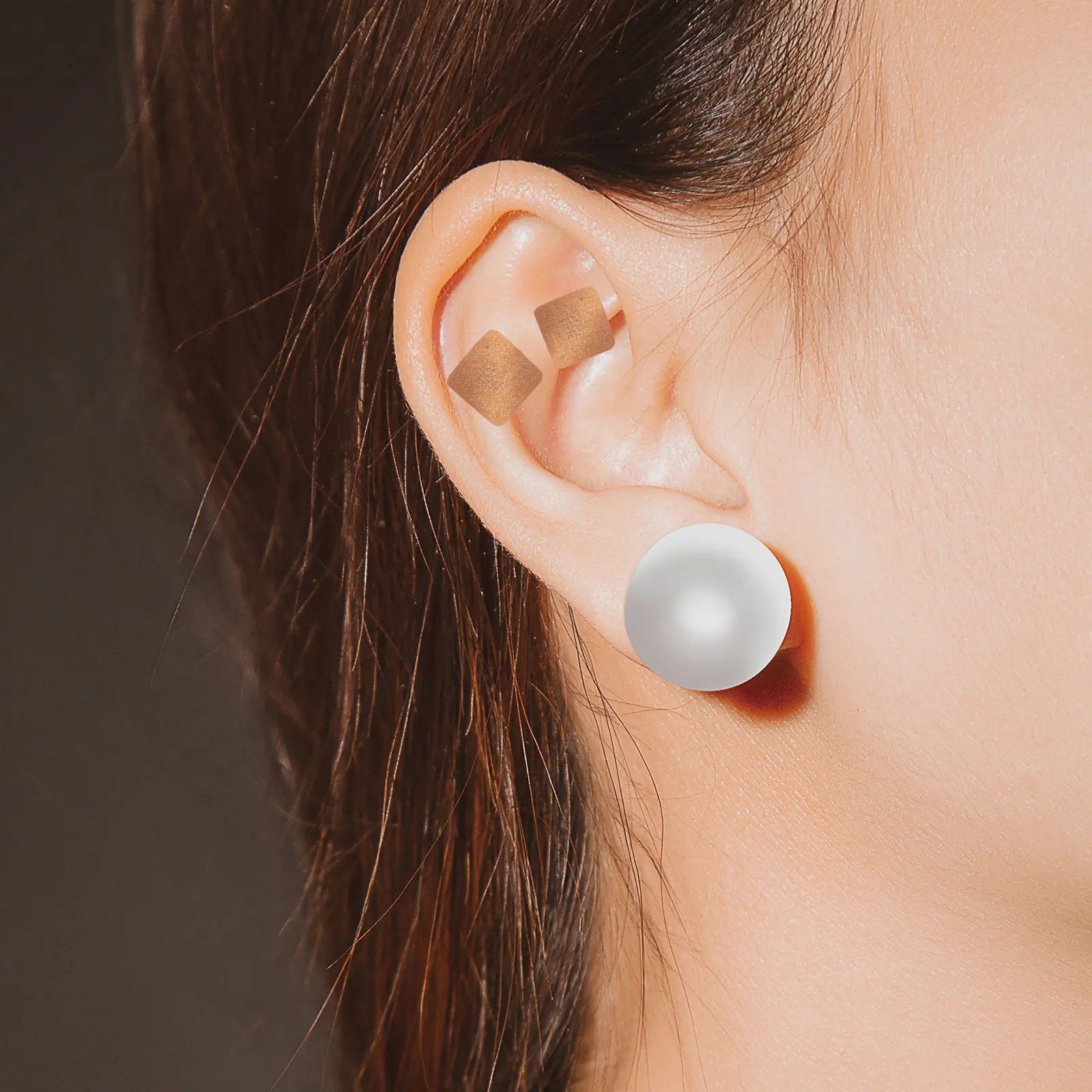 

540Pcs Ear Acupressure Stickers Acupoint Pressure Stimulate Patches Soft Cloth Material Ear Care Sticker for Elder Family Gift