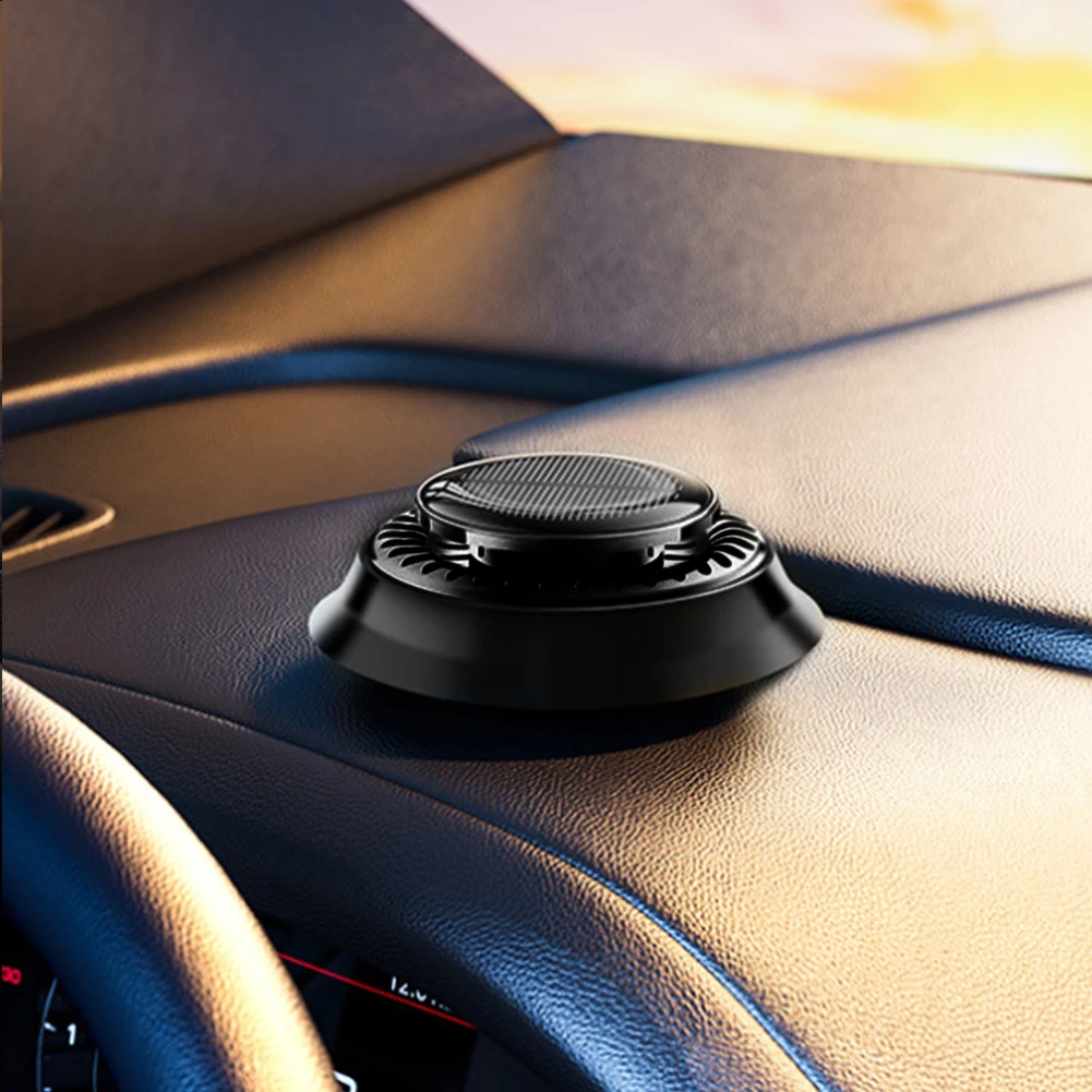 Solar Car Air Freshener Long Lasting Rotating Car Aromatherapy Car Essential Oils Diffusers Deodorizing Car Interior Parts view 4