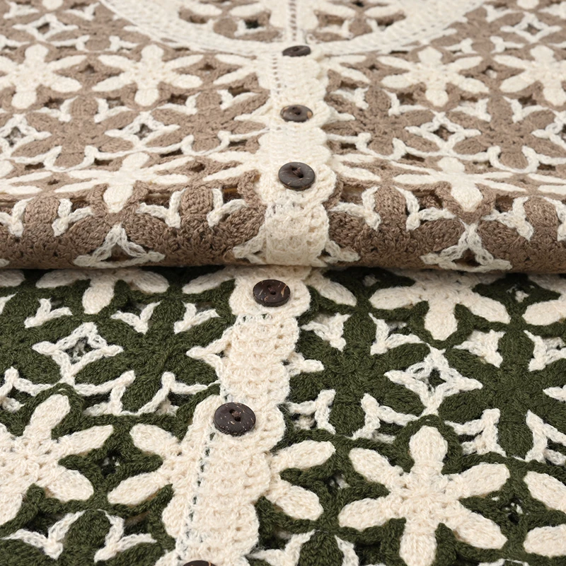 Bloemen gehaakt vest top voor dames pure open gebreide knoopsluiting mouwloos vest top tienermeisje zomer boho vakantie outfit