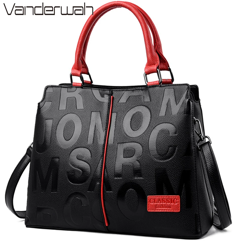 2022 Luxury Handbags Trend Ladies Leather Letter Shoulder Bags for Women Bags Designer Fashion Large Capacity Tote Women's Bag