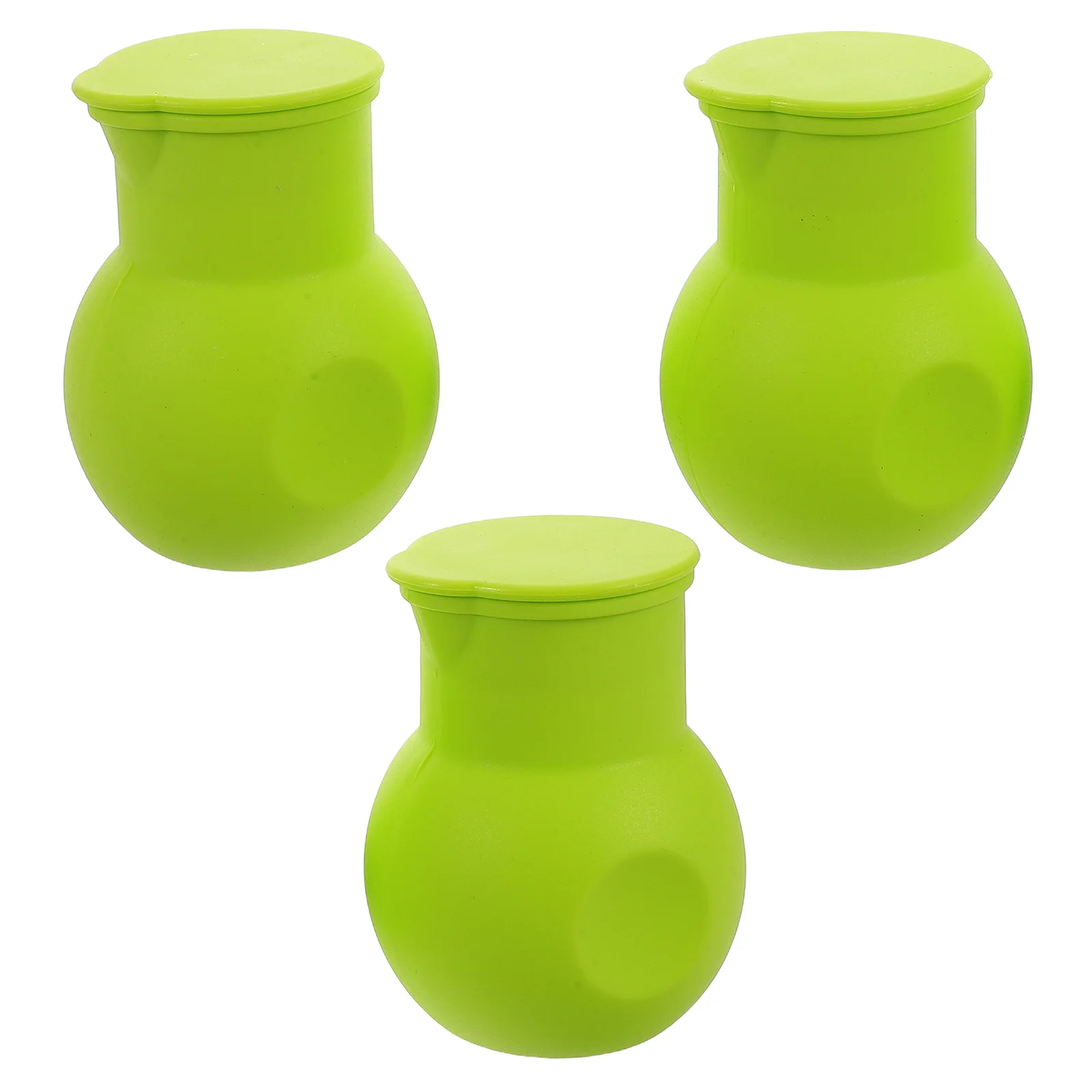 

3 Pcs Chocolate Dispensing Pot Silicone Melter Microwave Candy Melting Tools Baking Projects Easy Use Elegant