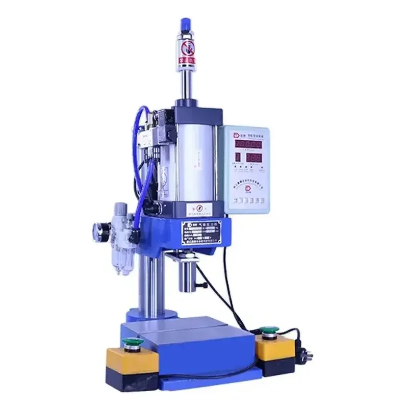 Pneumatic Punching Machine 500KG Column Manual Pneumatic Press Small Adjustable Force Pneumatic Punch 110V / 220V Type 100