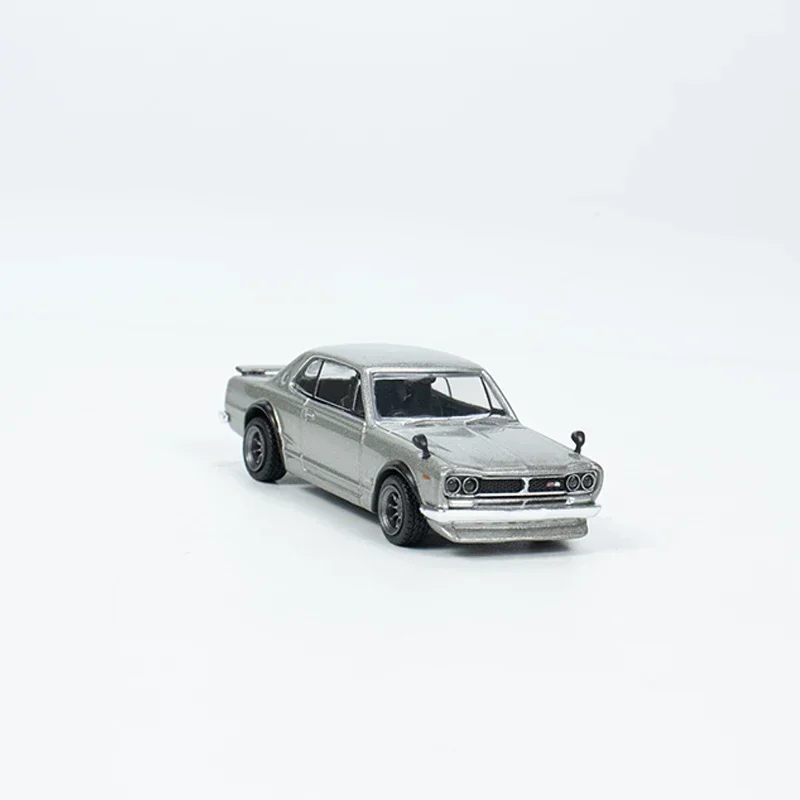 Tarmac Works 1/64 modelauto Skyline 2000 GTR gelegeerde voertuigcollectie - zilver