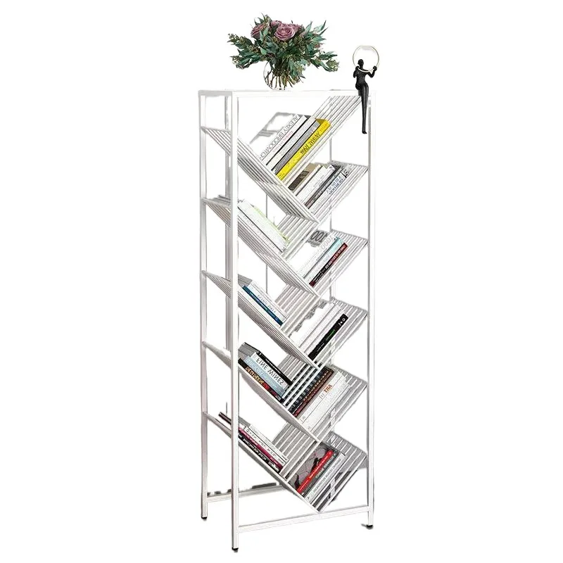 

Simple Shelf Floor Level Iron-free Student Book Gold Tree Storage