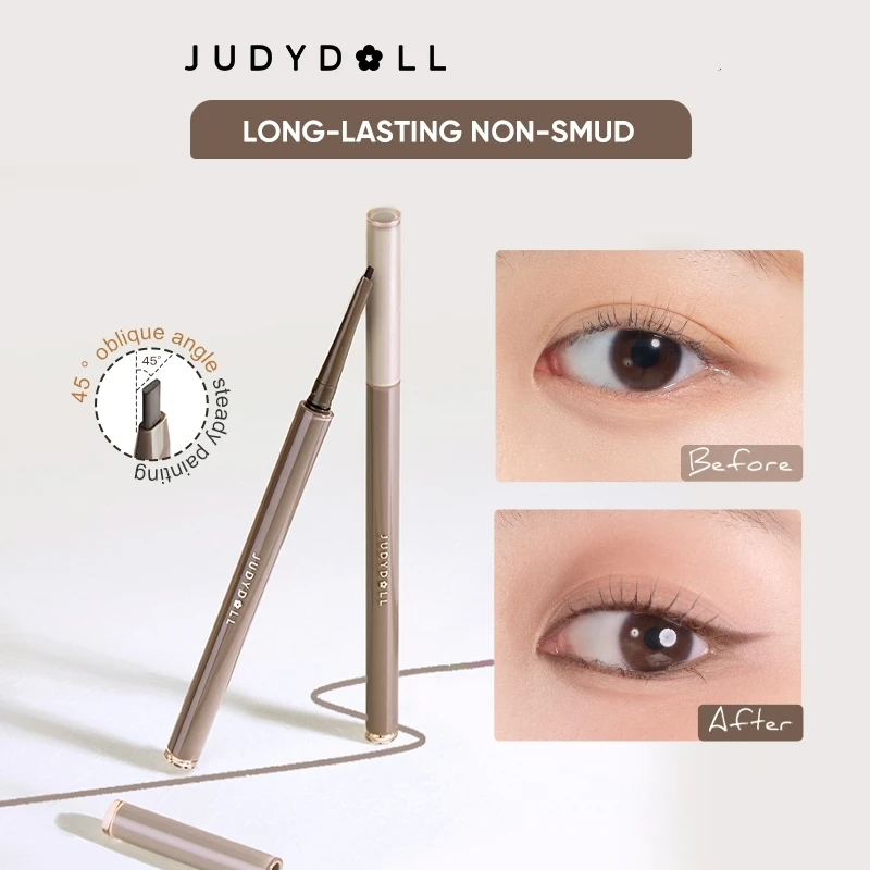 New! Judydoll Precision Depiction Eyeliner Gel Pencil Smooth Waterproof Anti-scuffing Long-lasting Non-Smudge Brown Eyeliner