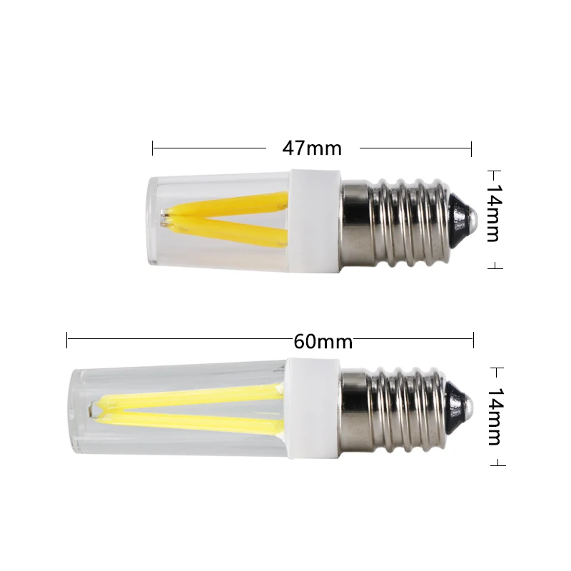 Illa LED Filament Bulb E14 110V 220V 2W 3W Dimmer COB Spotlight Candle Light Mini Home Indoor Decoration Chandelier Lamp