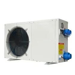 Swimming Pool Titanium Heat Exchanger High Efficiency on/off Galvanized Steel Shell Air Source Heat Pump Heater Chiller Villa