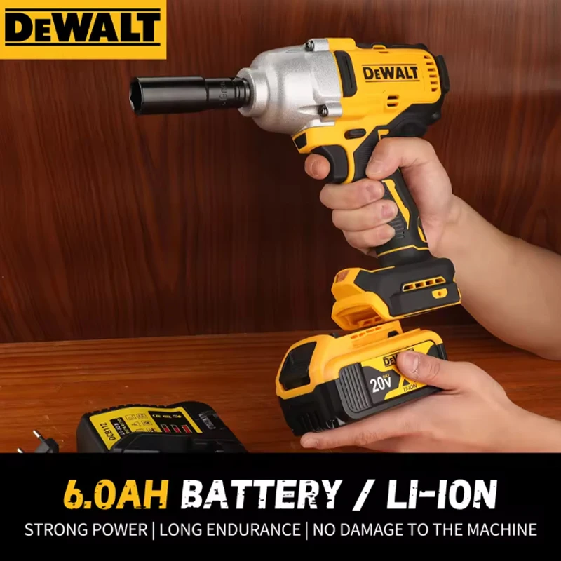 

DCF900 High Torque Brushless 20V Electric Impact Wrench Lithium Battery Powered Electric Durable For Professiona DeWalt