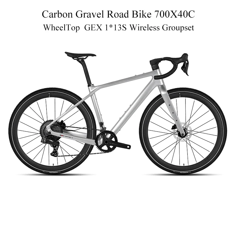 TWITTER 700X40C Carbon Gravel Bike WheelTop GEX 13S Wireless Electronic Shifting Road Disc hybrid Bicycle For Men Women