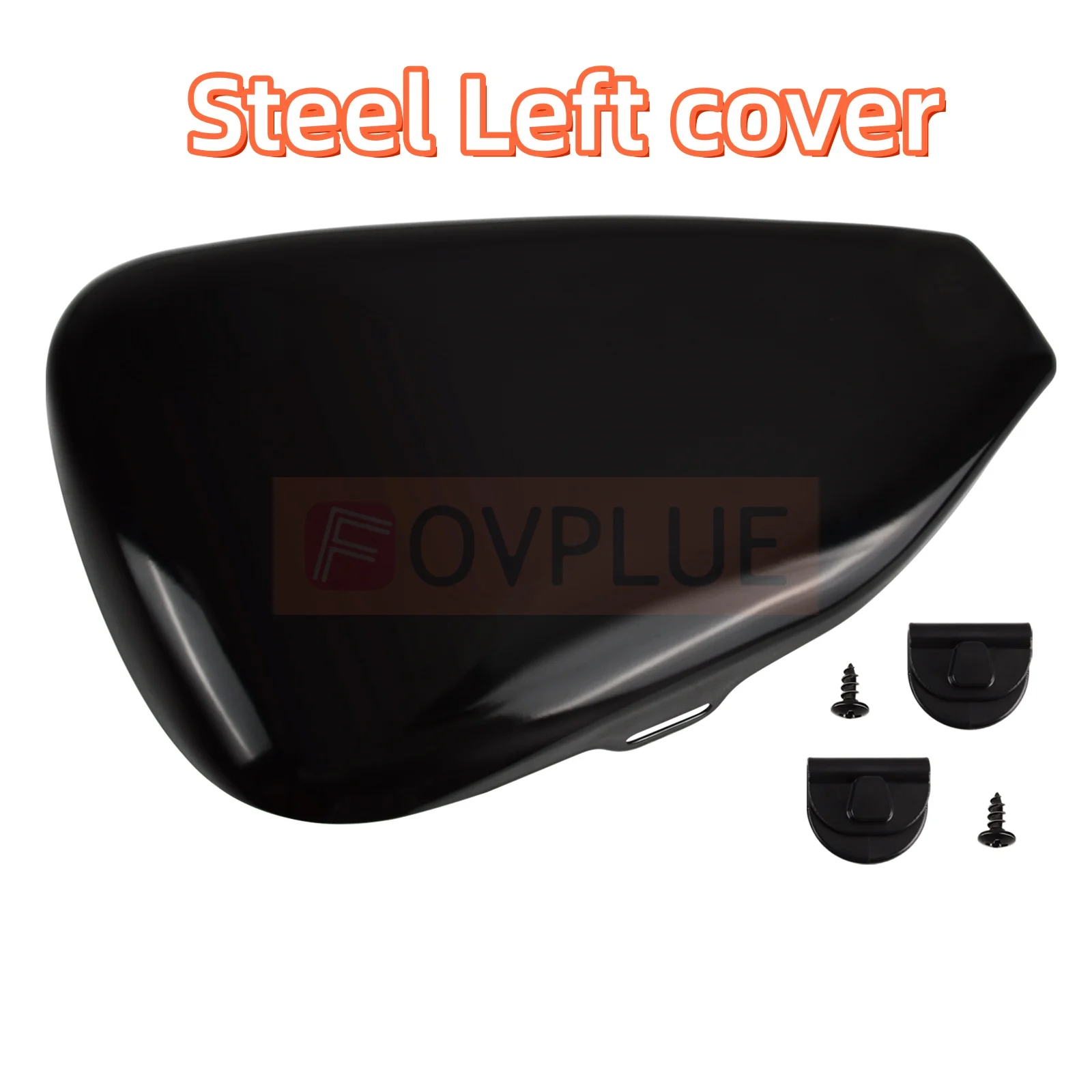 Links Rechts Motorfiets Batterij Side Staal Beschermende Covers Voor Harley Sportster Custom XL1200C Iron 883 XL883N XL1200X 2014-2022