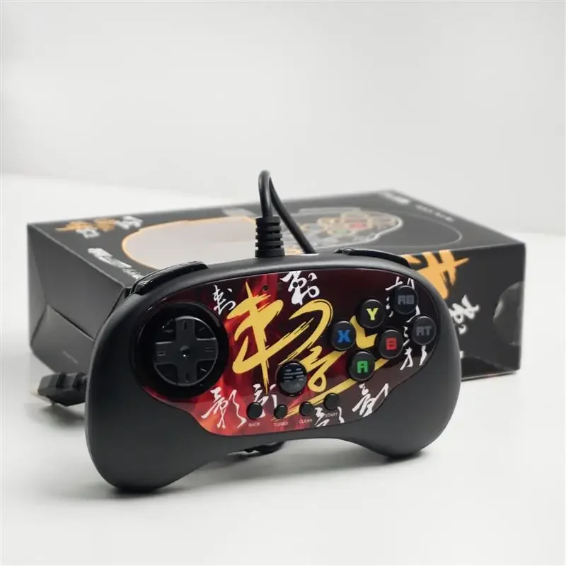 القتال Gamepad BTP-C3 USB السلكية التحكم في الألعاب ممر عصا التحكم لتلفزيون أندرويد جهاز كمبيوتر شخصي ل PS3