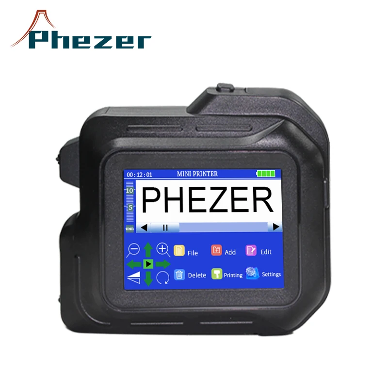 

12,7 мм Высококачественная картонная коробка для принтера, пластиковый пакет, дата истечения срока годности, маленькая умная ручная струйная кодировка, струйный принтер, машина