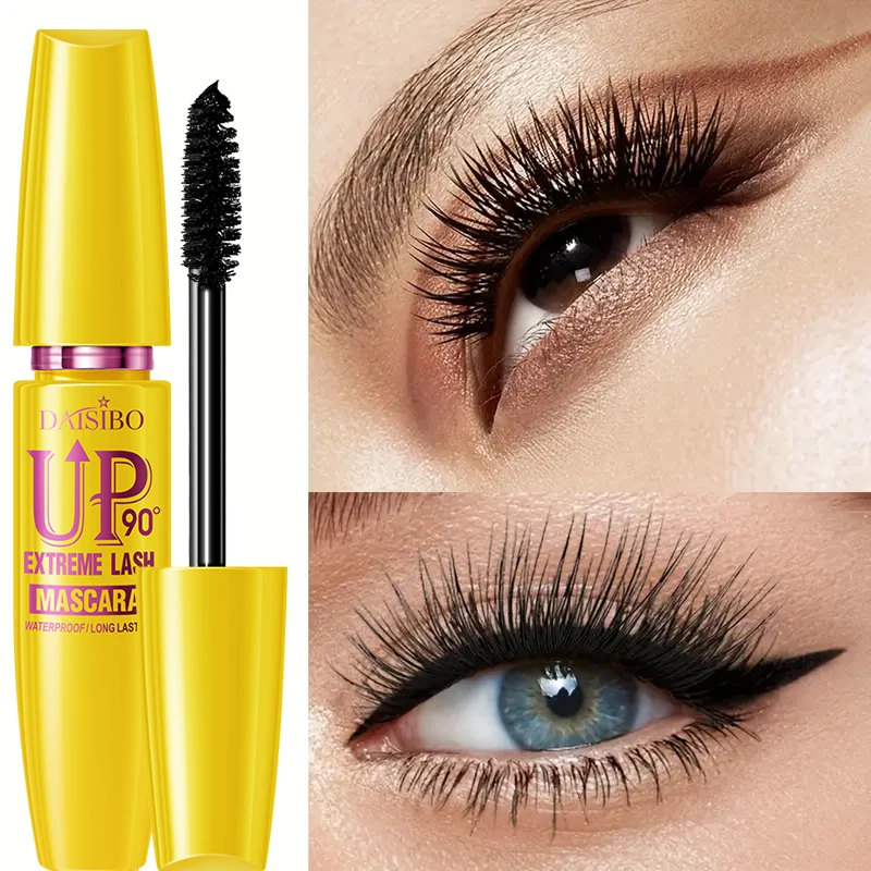 عين مقاومة للماء سوداء - تركيبة ألياف سائلة تدوم للغاية، 360 درجة ° فرشاة حلزونية، مناسبة لجميع أنواع البشرة #6