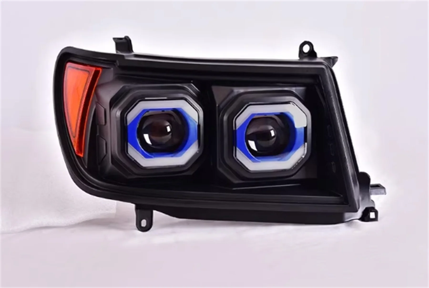 

Передняя фара автомобиля для Toyota land cruiser LC100 98-07 светодиодные DRL дневные ходовые огни дальнего ближнего света указатель поворота