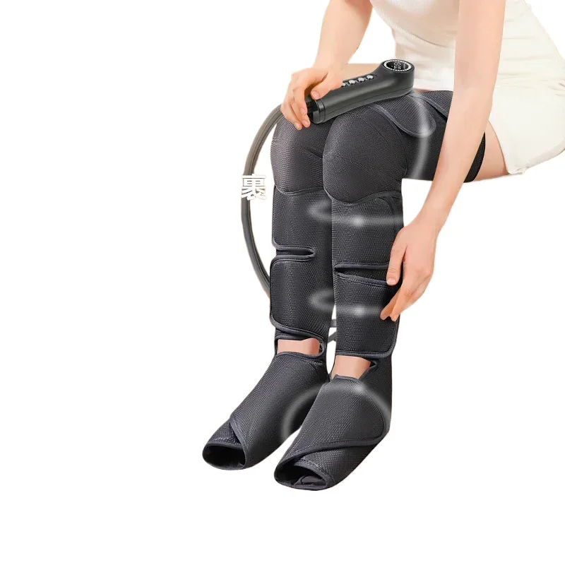 Air Compression Leg Wrap Pad, Inflatable Air Chamber Leg Cover with Heating Function for Leg Surface Care