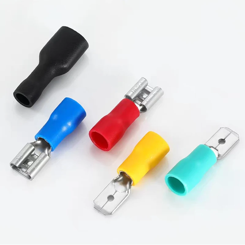Quick Plug and Unplug Wire Connector FDT/MDD/FDFDD4.8 6.3mm Insulated Male and Female Docking Terminal Cold Pressed Cable Joint