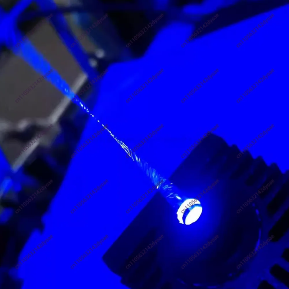 Powerful Focusable 445nm 450nm Blue Laser Dot Module 50mw 100mw 2W 4W DC12V Power Adapter