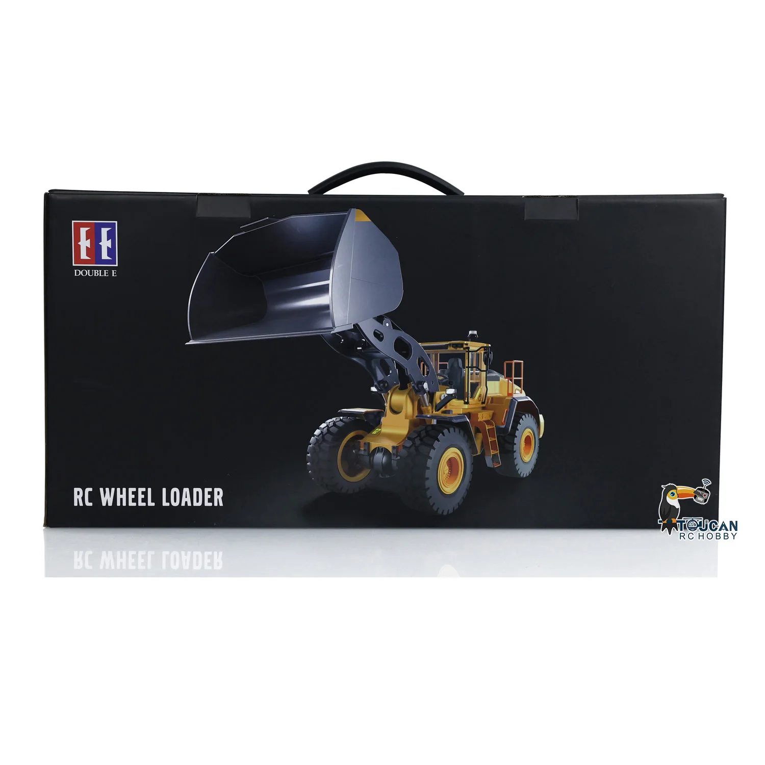 

В наличии масштаб 1/16 L260H металлический погрузчик RC DoubleE E592 электрический погрузчик звук свет строительный грузовик собранная окрашенная игрушка в подарок