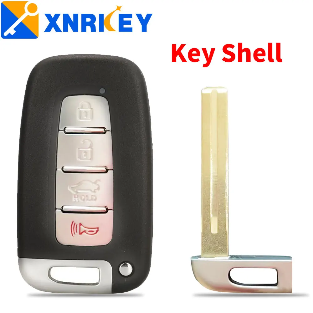 XRNKEY Buttons Smart Car Remote Key Case Shell per Hyundai IX35 Sonata 8 elantra per Kia K2 K5 Sportage Forte relac