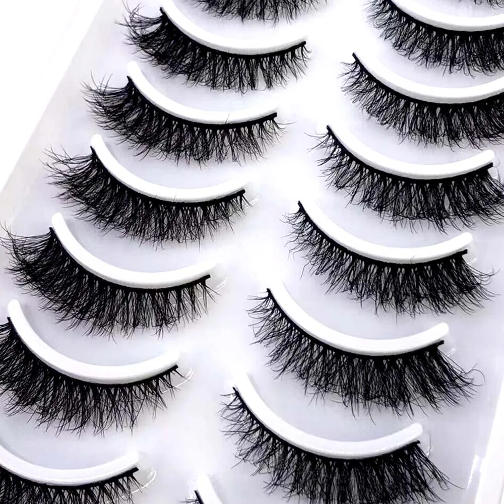 33 styl 50/100 pudełka 10Pairs naturalne 3D Mink fałszywe makijaż rzęs sztuczne rzęsy rzęsy Faux Cils makijaż przybory kosmetyczne hurtownie