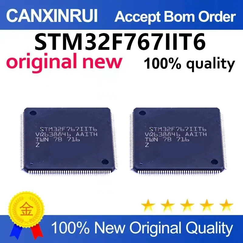 （5pcs-100pcs)Brand new original STM32F767IIT6 high-performance ARM microcontroller 32-bit microcontroller MCU chip IC