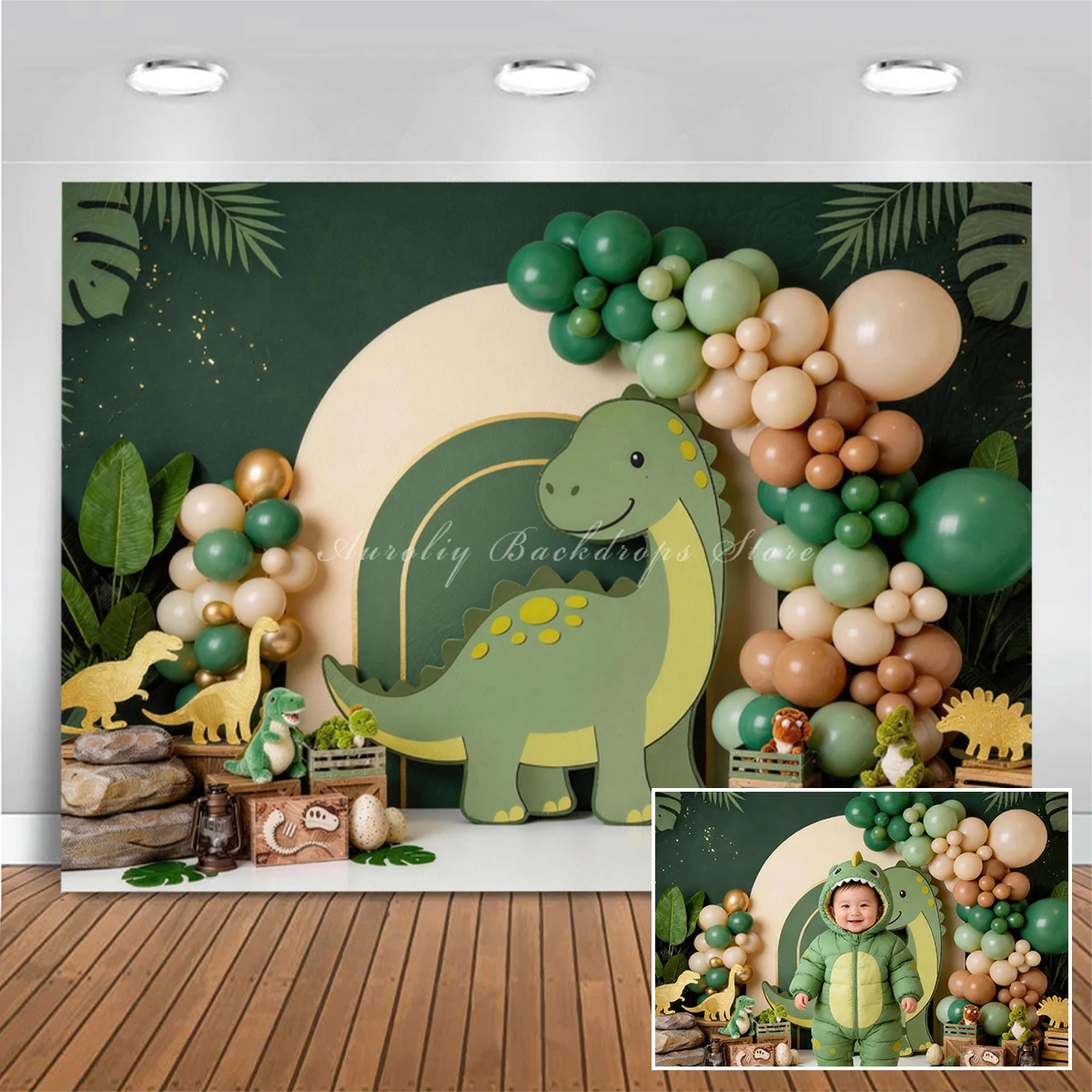 Dinosaur World Backdrops Cake Smash Child Baby Photo Props Adult Kids Decors Jungle Adventure Photography Studio Backgrounds