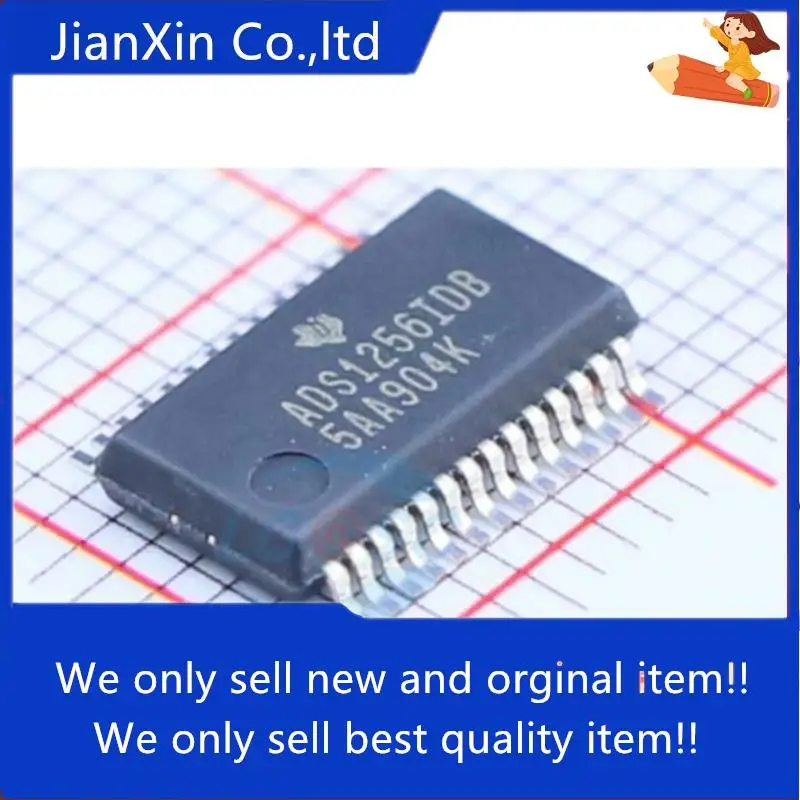 

10pcs orginal new ADS1256IDBR SSOP-28 24-bit analog-to-digital converter ADS1256IDBT