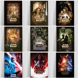 Cubiertas de película de Star Wars de Disney, póster impreso, pintura en lienzo, arte de pared moderno, imágenes, sala de estar, dormitorio, decoración del hogar, Popular