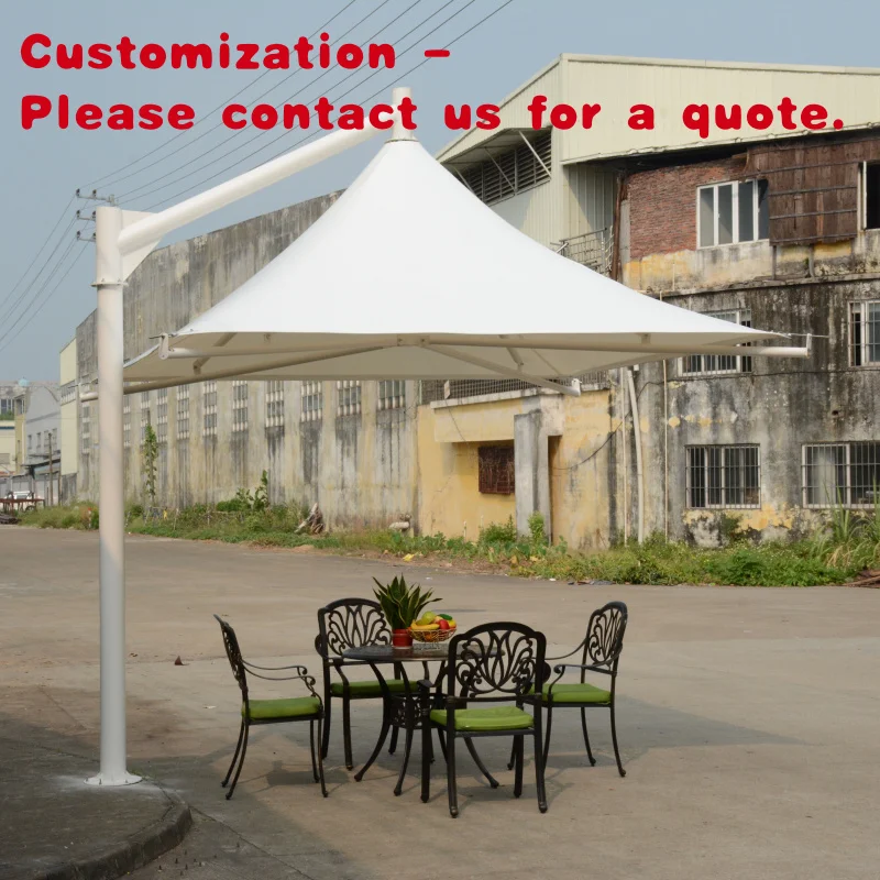custom.Modern Outdoor Pergola Canopy Shade Steel Frame Tensile Landscape Membrane Structure Canvas Shade Gardens Ca