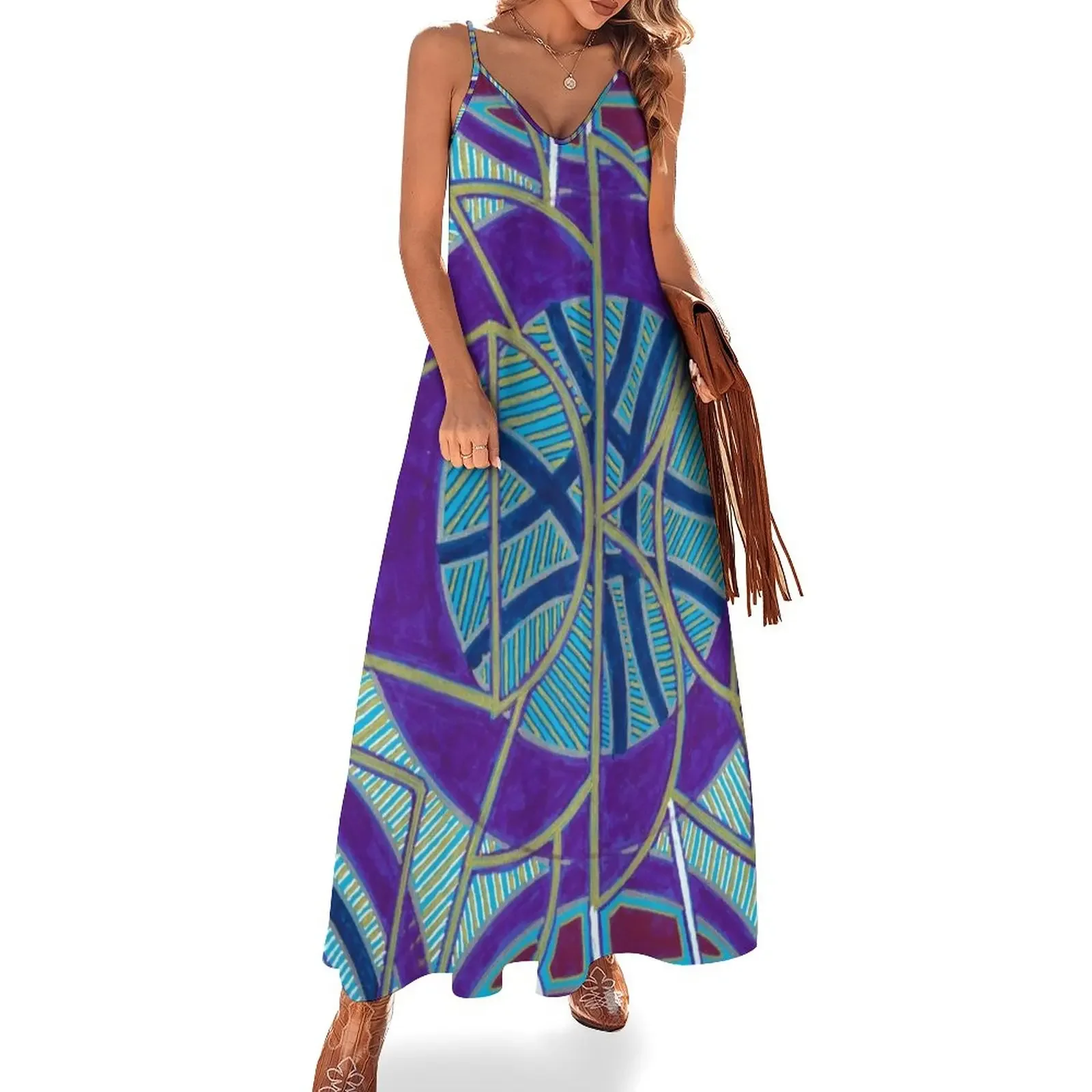 

Sight Lines Sleeveless Dress prom dresses 2025 women's summer jumpsuit Long dress woman women's summer dress 2025