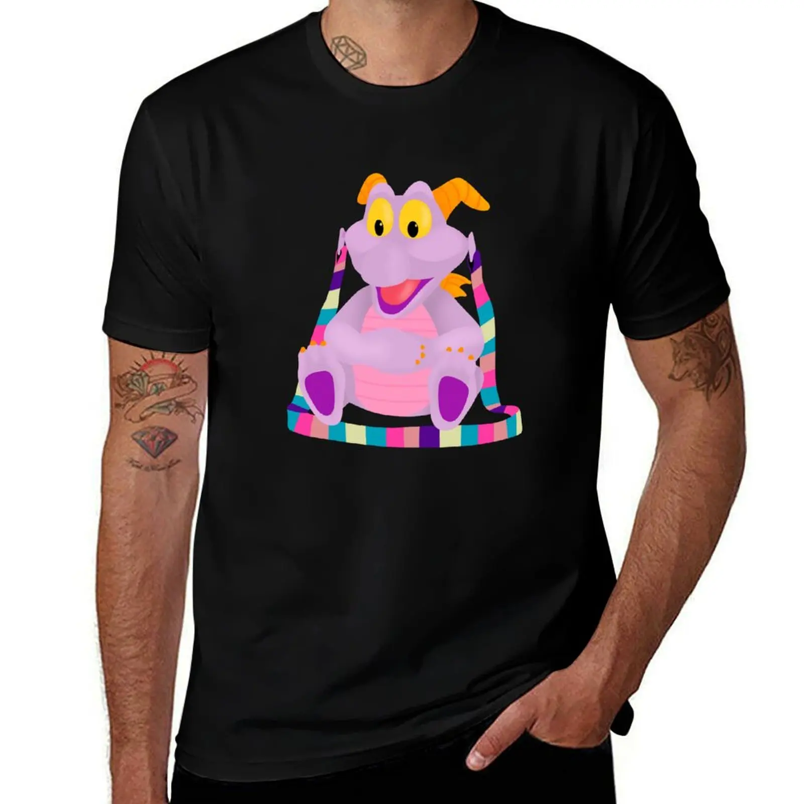 Figment Popcorn Bucket T-Shirt Classic Graphic Short Sleeve Top T-Shirt