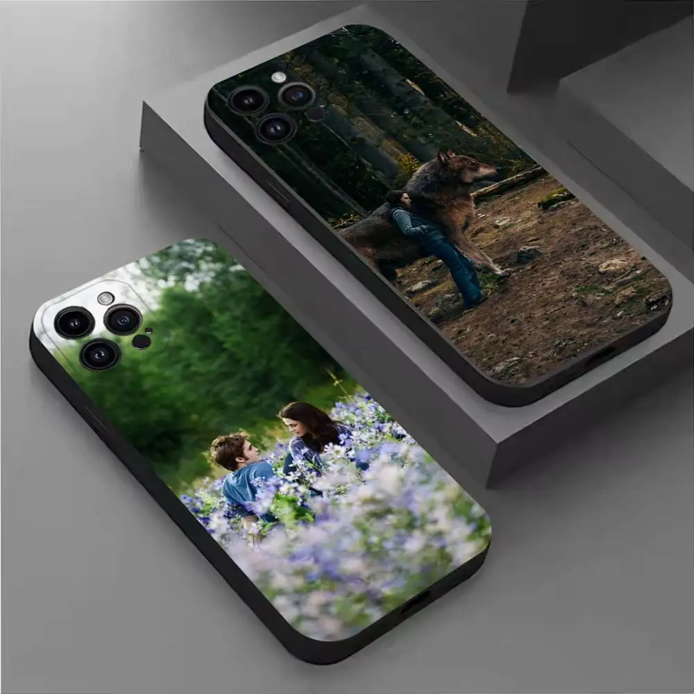 

Twilight Saga Phone Case For iPhone 16,15,14,13,12,11 Plus,Pro Max,XS,X,XR,SE,Mini,8,7,Soft Silicone Black Cover