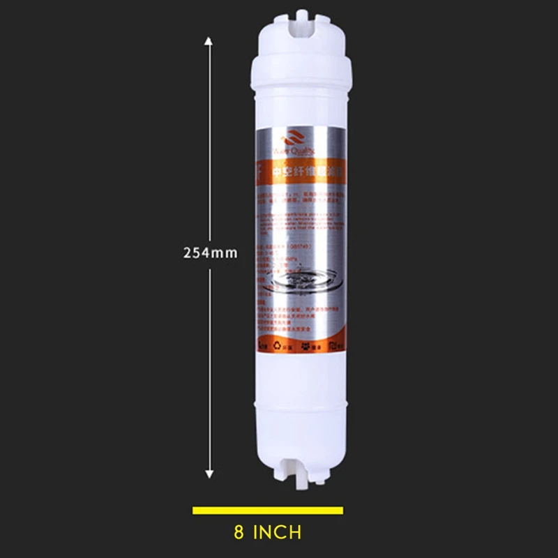 8Inch 1/4Inch Water Purifier Filter Quick Connect Filter Elements UF Ultrafiltration Membrane Integrated Filter Elements