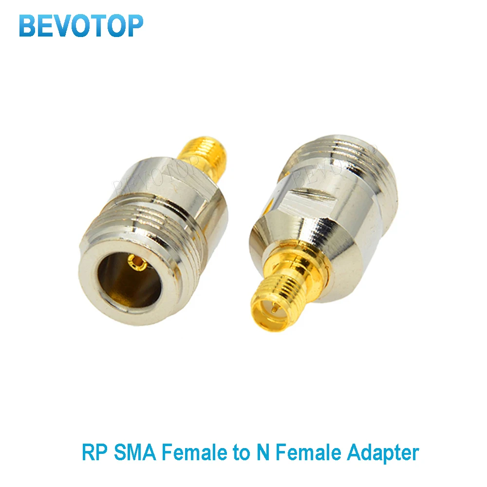 100PCS RP-SMA Female Jack to L16 N Female Straight Connector for WiFi Antenna Radio Antenna N to SMA RF Coaxi Adapter Wholesale