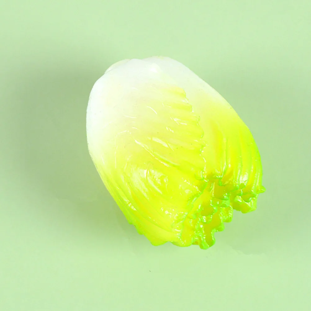 Cabbage Model Vegetables Landscape Ornament Fake Mini Green Small Resin Greenery Decor