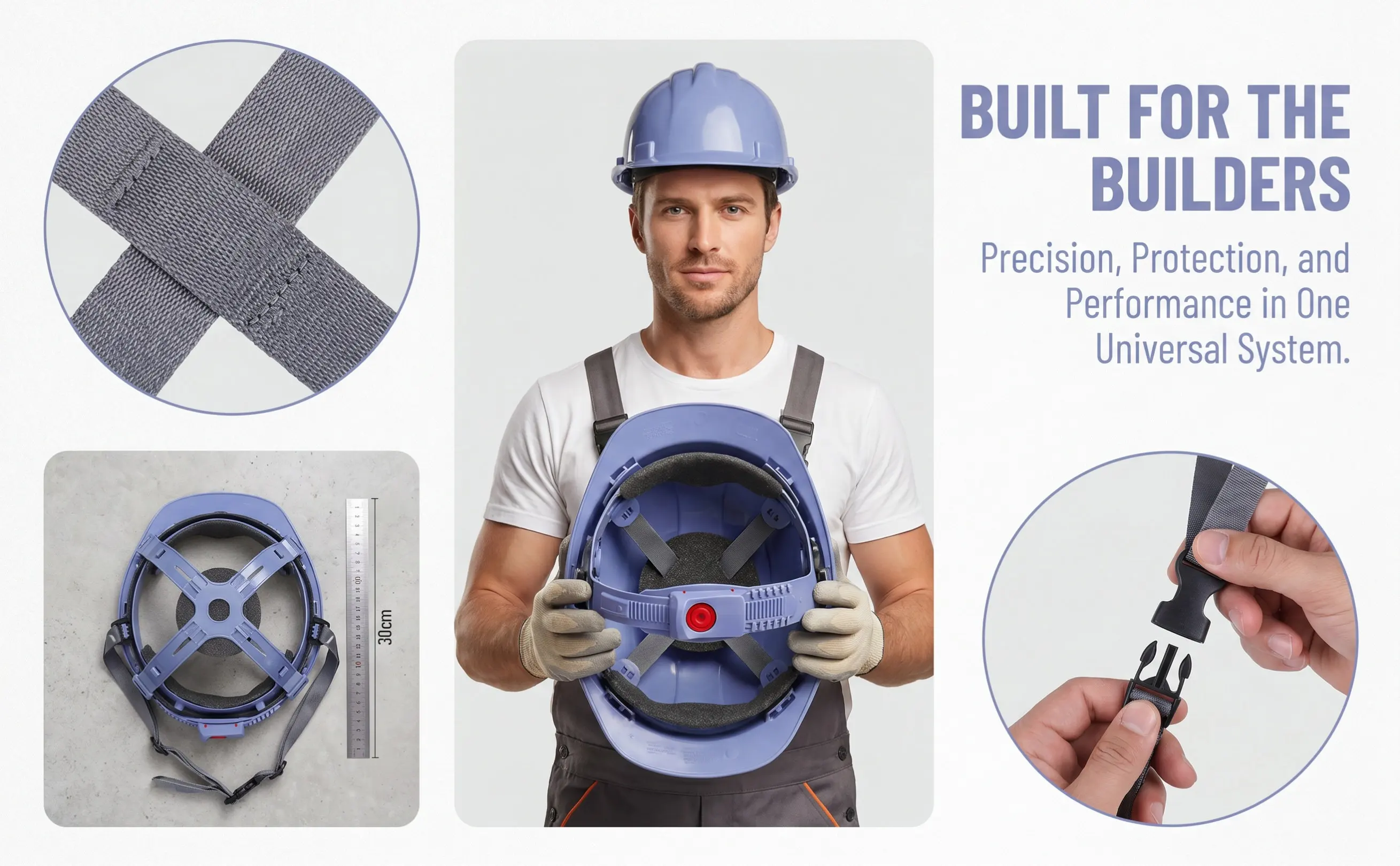 6 Point Hard Hat Suspension Ratchet Liner Safety Insert Construction Replacement Accessories Hardhat Insert