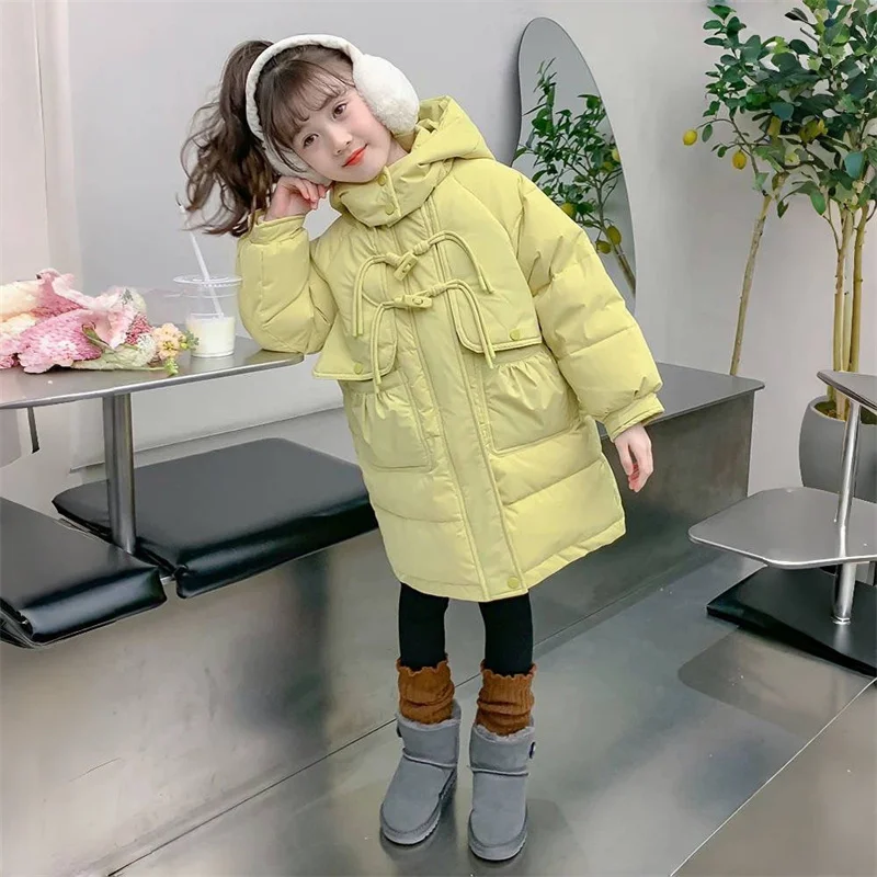 

Girls Down Coat Overcoat Jacket Windbreak Outerwear 2024 New Arrive Winter Autumn Sport Warm Christmas Gift Children's Clothing