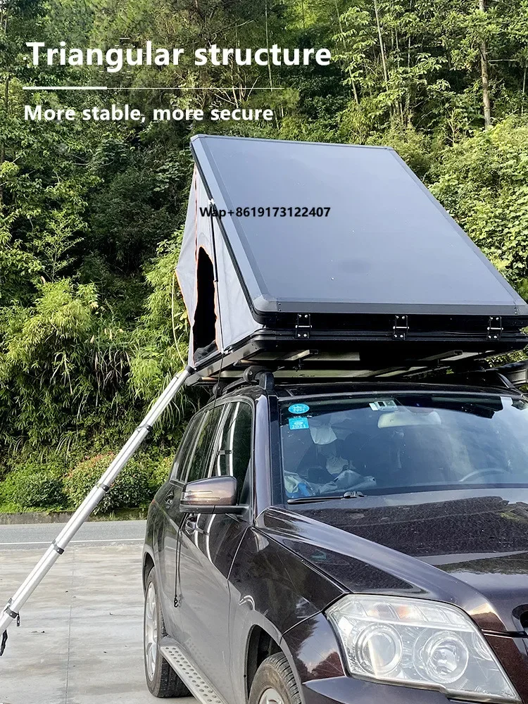 

Camping Aluminum Hard Shell Car Roof Top Tent Waterproof Hardshell Pop up SUV Roof Tent Hard Shell Car Roof Top Tent