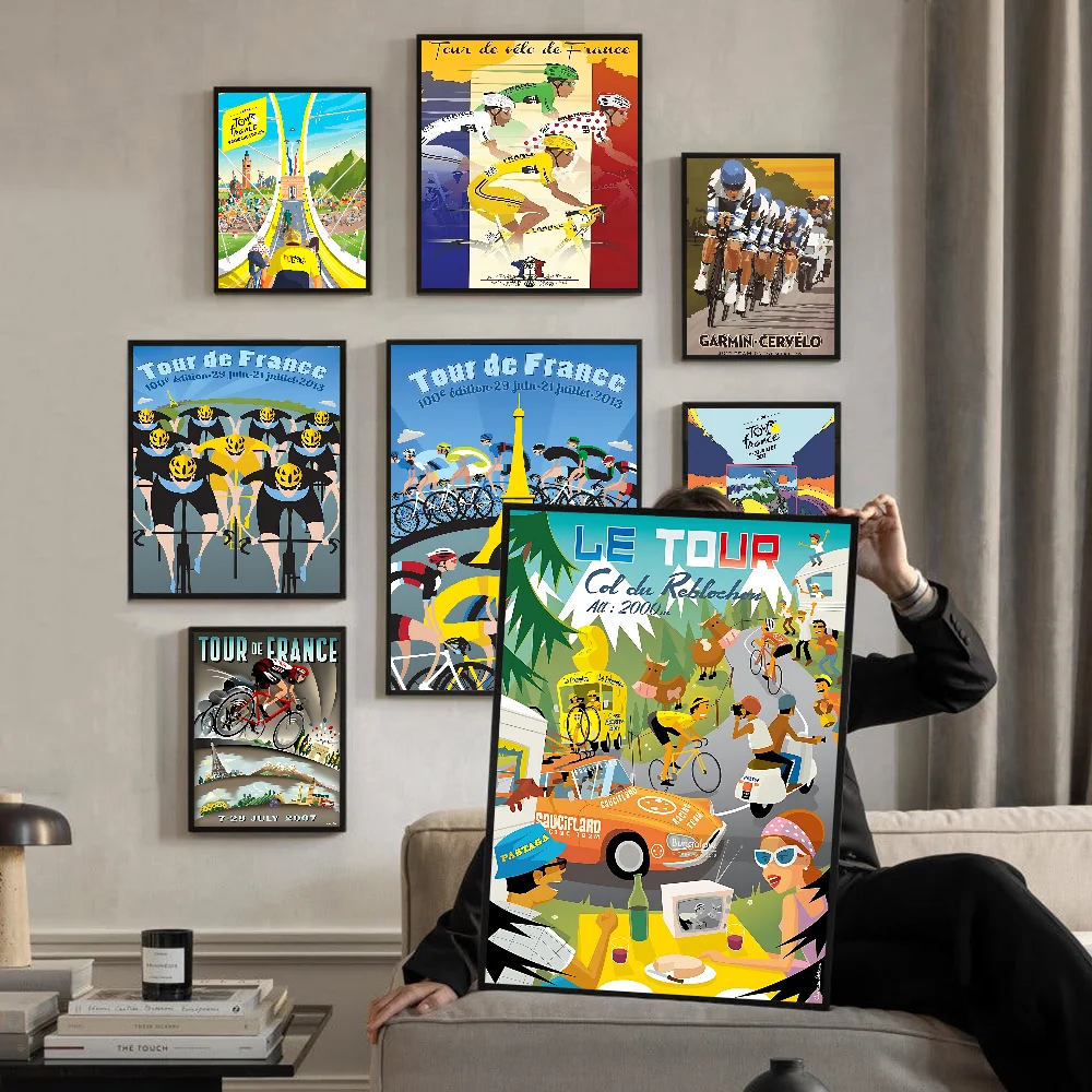 

Tour Of F-France Anime Posters Sticky HD Quality Wall Art Retro Posters For Home Kawaii Room Decor