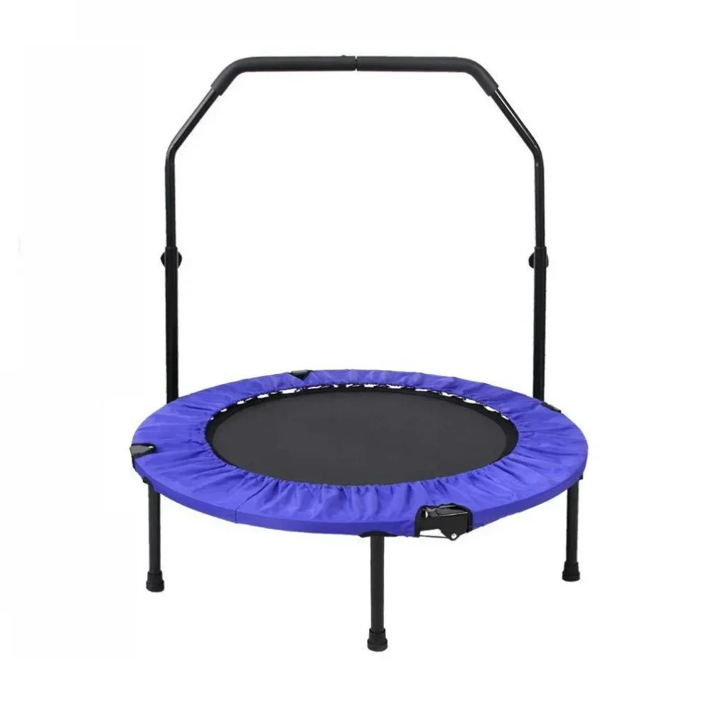 Fitness Trampoline Fitness & body building Rebounder 40 Inch Mini Trampoline with Handle Bar