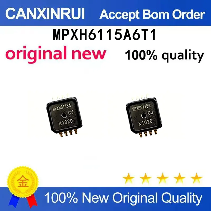 (5pcs-100pcs）Brand new original MPXH6115A6T1 SOP8 packaged pressure sensor/transmitter chip IC