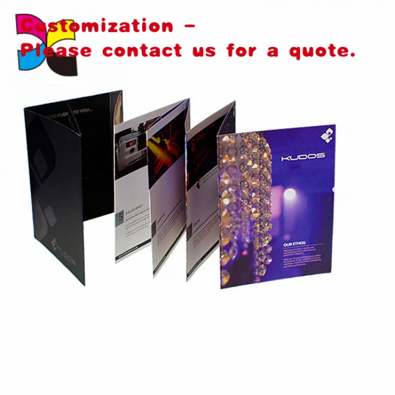 

custom.OEM Promotional Customized Printing Brochure Invitation Advertising