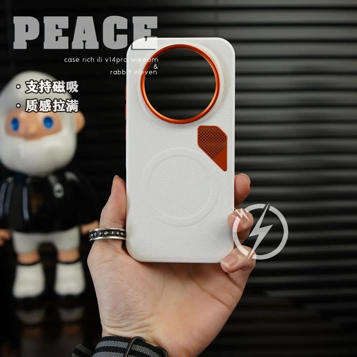 Etui For Honor Magic 8 Lite 8 7 Pro Light Luxury Vegan Leather Magnetic Cover For Honor Magic8 Lite ShocProof Bumper Funda — zdjęcie produktu 3