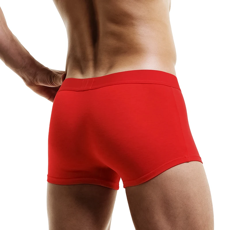 1 pieza de ropa interior para hombre, boxers para hombre, el regalo de este hombre es un cerdo rojo, bóxer fino de boda, pantalones cortos inferiores