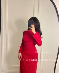 XIXI Column Off-The-Shoulder Neckline Zipper Up Floor-Length Evening Dresses Party Dresses Vestidos Para Eventos Especiales