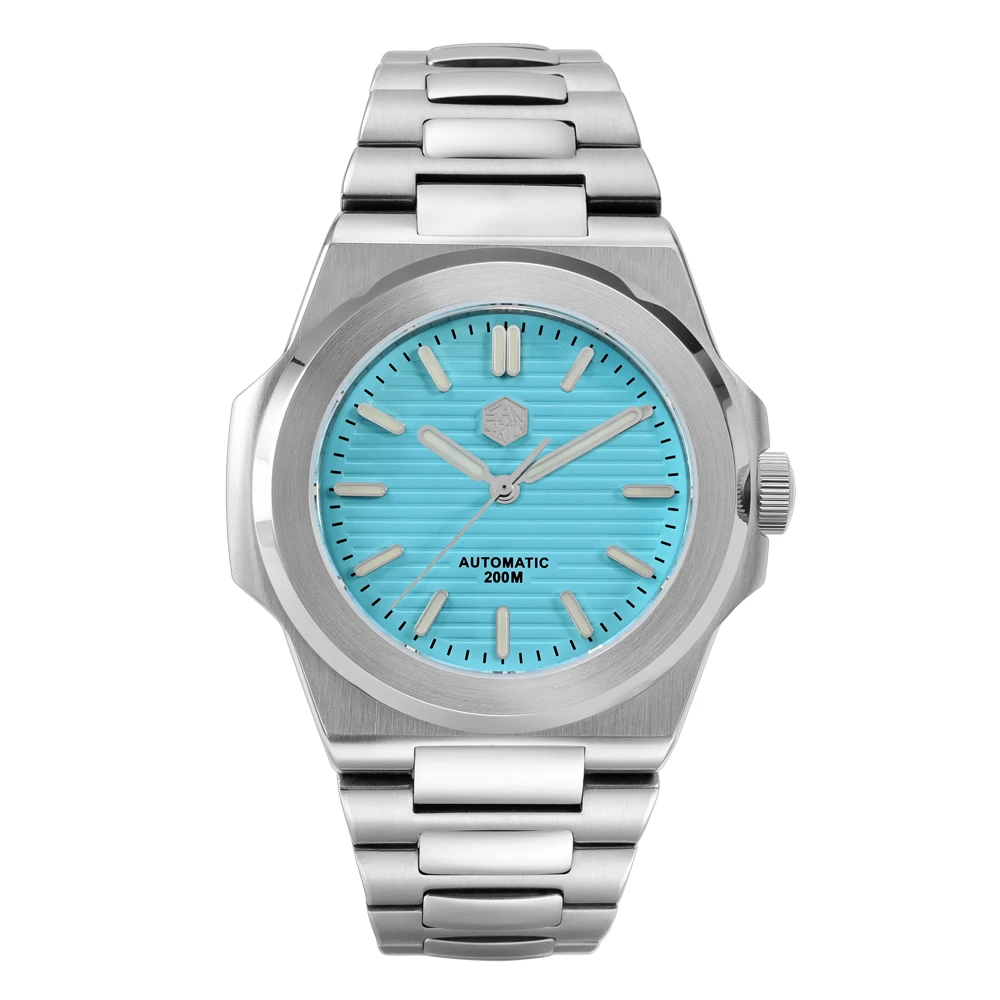 San Martin 42mm Top Band Heren Duikhorloge Mode Klassieke Lu
