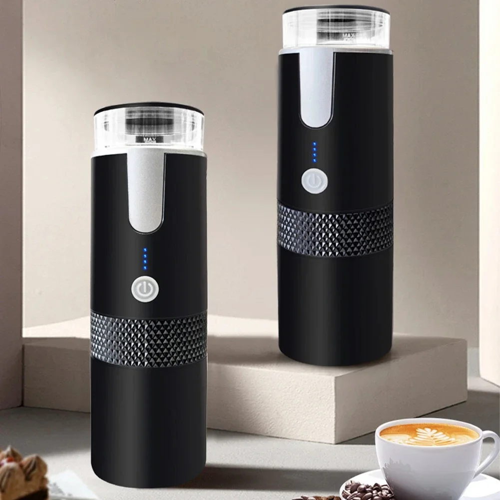 

2024 Wireless Portable Fully Automatic 170ML Coffee Maker Starts Handheld Small Travel Brewing Machine with One Button